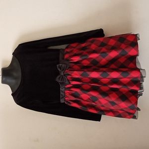 Cat & Jack Ebony and Red Plaid